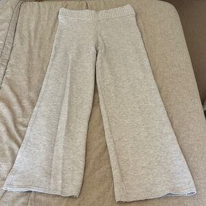 Gilly Hicks Light Gray Knit Sweatpants